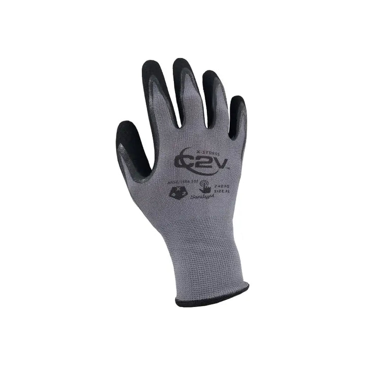 A singular glove that's 13 Gauge Poly Shell Glove to protect against vigorous work