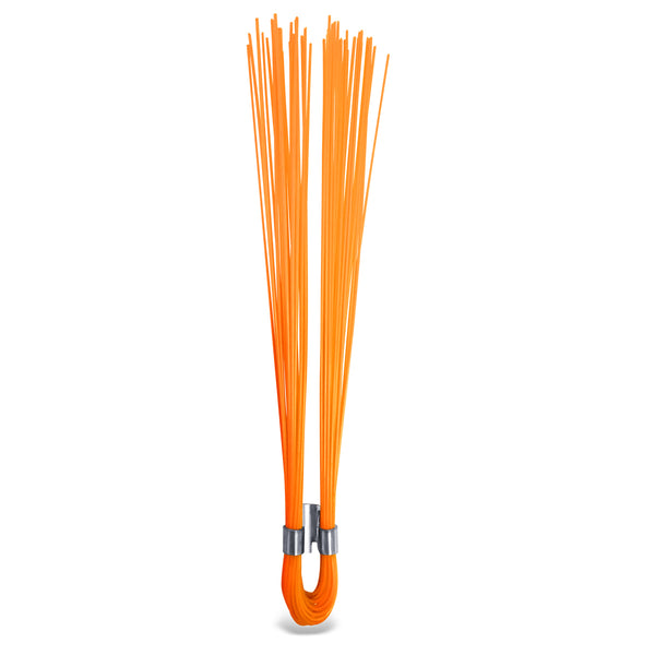 SitePro Stake Whiskers, Flo Orange Ideal for quick, easy identification for survey and construction sites, reference points, stake markers, underground utilities, and so much more. • Available in bright APWA and international utility code colors: blue, green, glo-orange, glo-pink, red, white, yellow. • Highly visible, durable and cost-effective • Installs quickly and easily, fits all wooden stakes and 60-penny nails