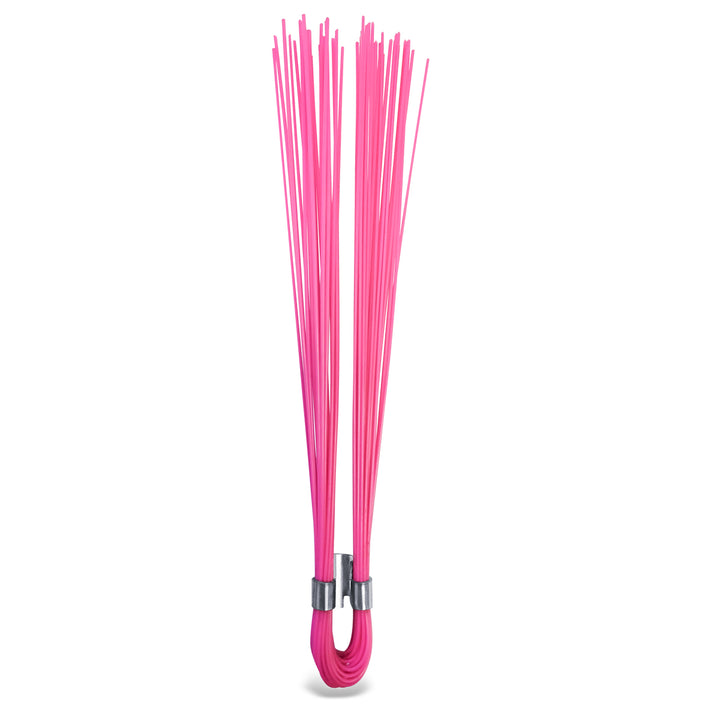 SitePro Stake Whiskers, Flo Pink Ideal for quick, easy identification for survey and construction sites, reference points, stake markers, underground utilities, and so much more. • Available in bright APWA and international utility code colors: blue, green, glo-orange, glo-pink, red, white, yellow. • Highly visible, durable and cost-effective • Installs quickly and easily, fits all wooden stakes and 60-penny nails