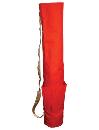 SitePro Heavy Duty 48 in Lath/Stake Bag with Pockets in Orange