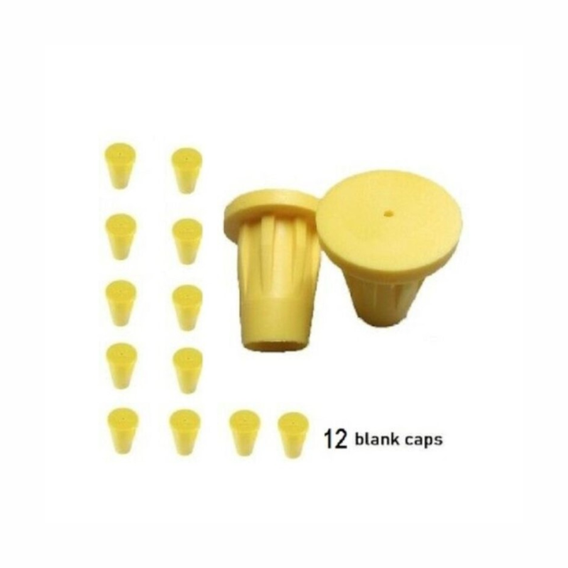 5/8 Inch Rebar Yellow Blank Caps Surveyors Boundary Property Corner Su ...