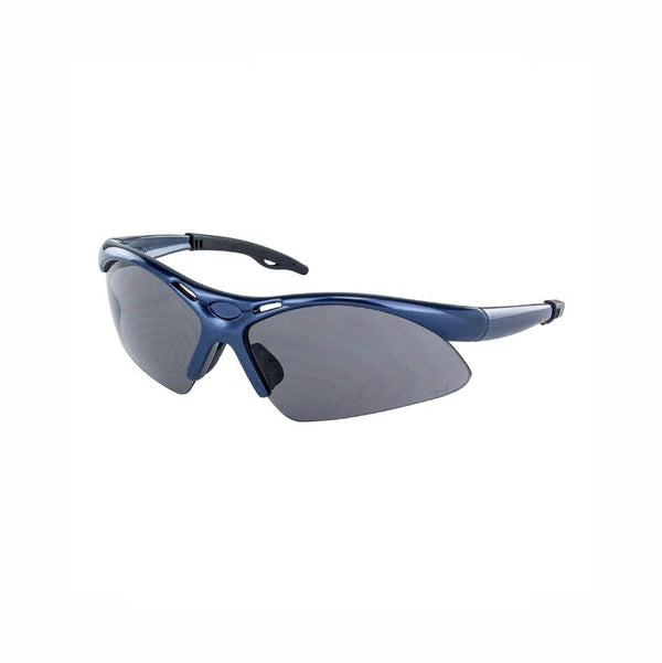 DS Stetson safety glasses - blue frame w/ gray lens