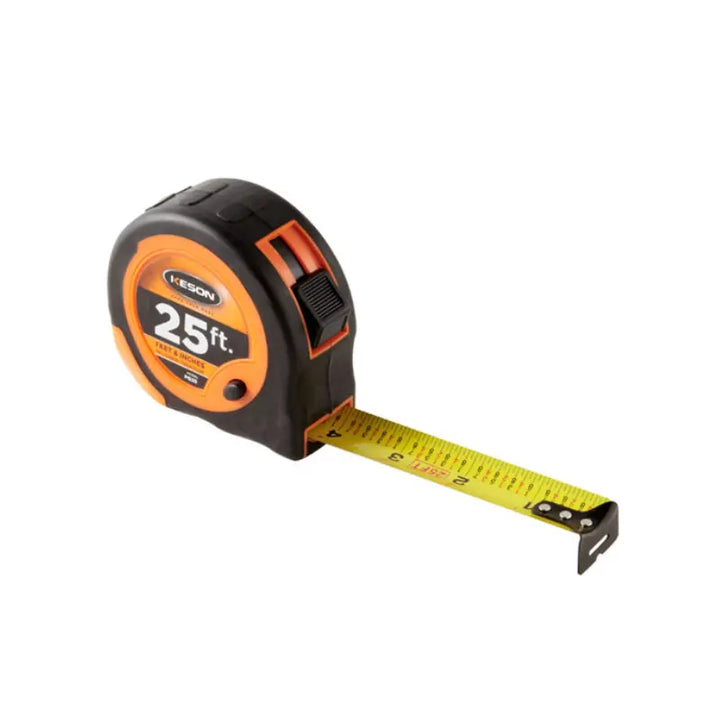 Keson 25ft Economy Series Short Tape - Feet, Inches, 10ths, 100ths - PG2510