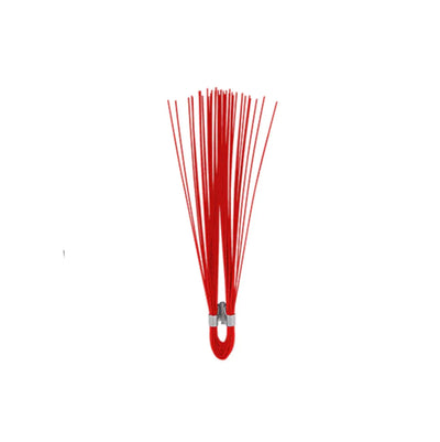 Red survey whisker on white background perfect for marking points