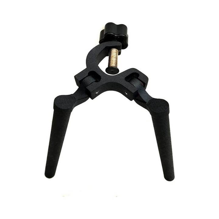 10 inch aluminum mini prism bipod Mini Prism Bipod is an aluminum frame, made of aluminum material, including a universal head, which can accept rod diameters from 1" to 1.2