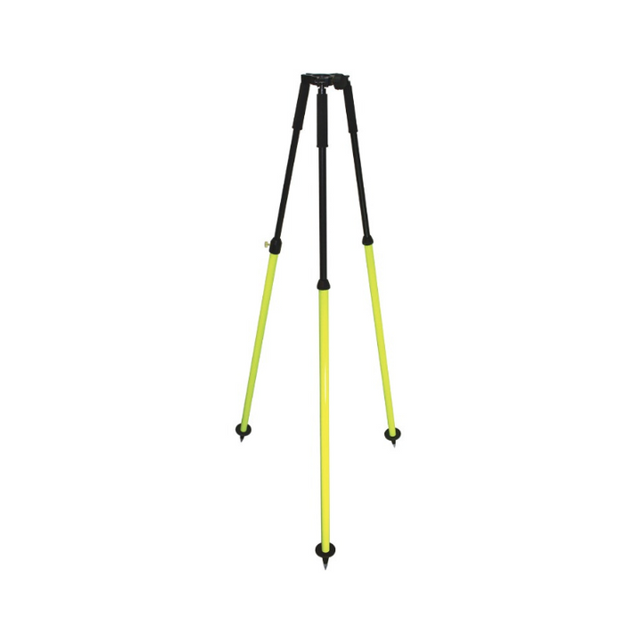 The SitePro 4250 aluminum tripod creates free-standing setup for GNSS antenna poles or prism poles. Feature large, thumb release buttons for quick setup on even or uneven ground. Top mount universal head will accommodate 1 to 1.25 inch diameter Open height: 71" (180 cm); Closed height: 42-1/2" (108cm) Impact resistant materials, replaceable shoes, and quick release telescoping aluminum legs Legs extend independently up to 6-ft (180 cm) Fine adjustment knob to fine tuning your setup