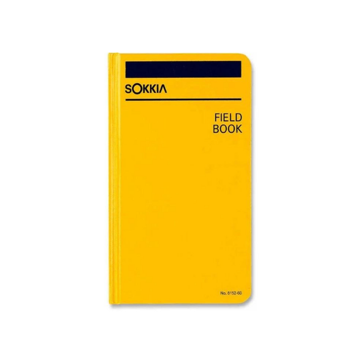 Hard-bound in high visibility yellow coated fabric The Left page has blue horizontal lines and red vertical lines. The Right page has 4 x 4 blue lines and a red vertical center line. Printed in water proof ink. Rain resistant fine quality ledger paper