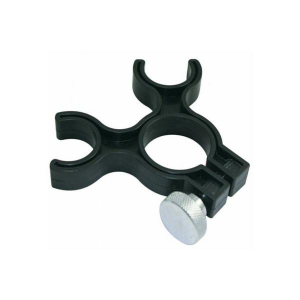TSI Bipod Clip HIGH QUALITY. This bipod clip is made of high quality material that makes it available for long term usage. VERSATILE USAGE. This can be secured firmly to the base of antenna poles or prisms with an outside diameter of 1.5 in (38mm). You can then take a bipod, snap the legs into the two open clips, and remove easily when it's time to move on.