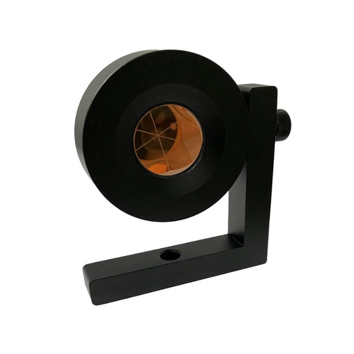 TSI L-90 Monitoring L-Bar Mini Prism Tunneling prism 25.4 mm diameter 8.92 mm offset Mini Prism 5 arc second accuracy with Special waterproof slot Measuring distance: more than 600m if weather is good, will be 1100m Great quality glass and quality copper coating Copper-coated prism L Bar mini prism with Aluminum holder and housing
