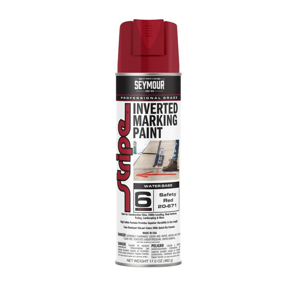 Seymour Stripe 20-671 Red Water Marking Based Paint