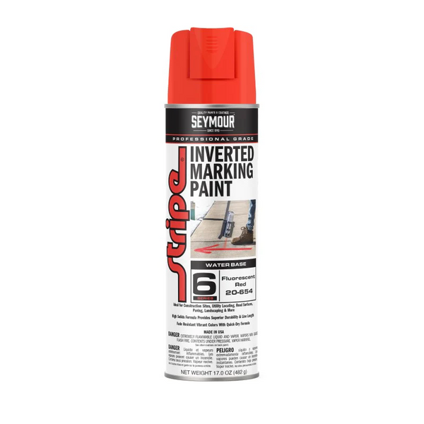 20-654 Seymour Fluorescent  Red Water Based Paint