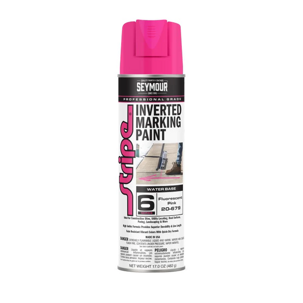 20-679 Seymour Fluorescent Pink Water Based Paint