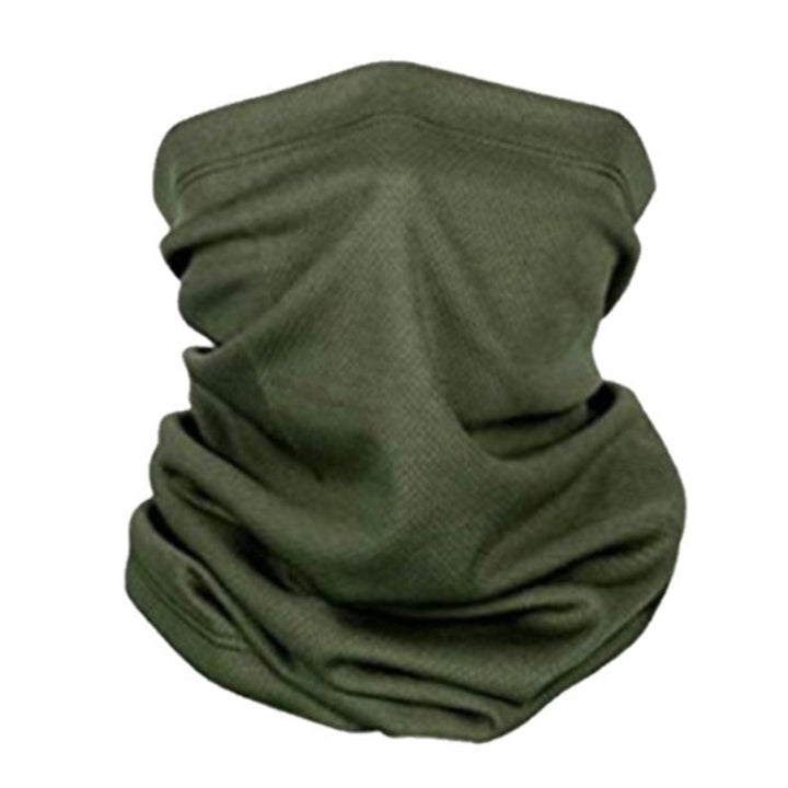 Face and Neck Mask, Sun Protector, Green 100% Polyester MULTIPLE WAYS TO WEAR - Wide variety of style and usage configurations LOW-PROFILE - Can be worn by itself or under a hard hat MOISTURE-WICKING - Absorbs sweat, wicks moisture and dries quickly PROTECTS AGAINST WIND, SUN & DUST – Ultimate defense from the elements ANTI-ODOR TREATMENT - For long-lasting freshness ONE SIZE FITS MOST - Soft, stretchable and seam-free performance knit fabric