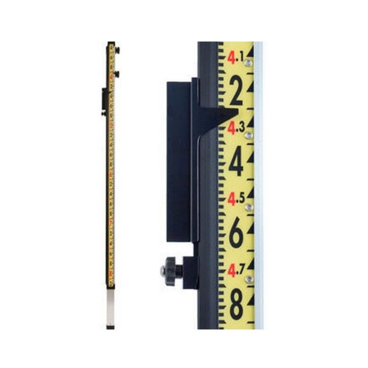 LaserLine 10ft Direct Reading Laser Rod 10ths (GR1000T)  The GR1000T 10' Laser Lenker Style direct reading level rod, gradations in feet/tenths, allows you directly observe the true elevation of any point on the job site without any performing any calculations.