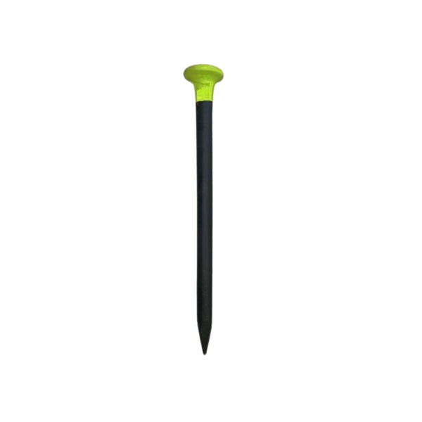 SitePro 18" Frost Pin, Lime Frost Pin is made of 1” diameter high grade tool steel 2” button top and a hardened diamond point Weighs 4.0 lb. (1.8 kg) Ideal for breaking up hardened, dried earth as well as frozen ground.