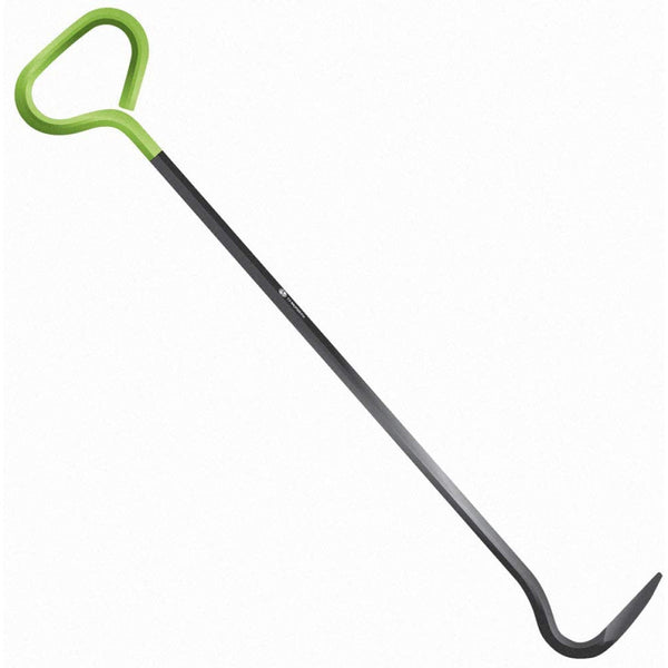 This SitePro 32" Manhole Hook Cover Pick (Manhole Puller) is deal for lifting drain grate and manhole cover safely while protecting your hands from injury as well as back and other injuries.  Features:  Ideal for lifting drain grate and manhole cover safely while protecting your hands from injury as well as back and other injuries Made of 5/8” hex high grade tool steel Harden steel flat head tip Length: 32"