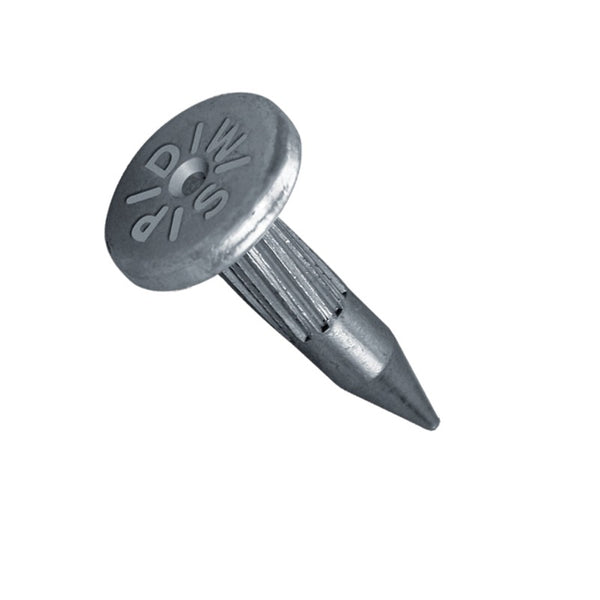SitePro Survey Nails NT-753  The DWSITEPRO hi-magnetized masonry nails are 3-times easier to locate than the other nails on the market and most preferred by professionals. Shank length: 1-1/4 in (31.75mm) Shank diameter: 3/16 in (4.76mm) Zinc plated to resist corrosion Large targeted center point Includes ballistic carrying case