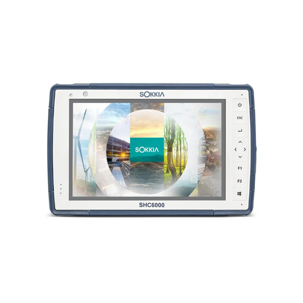 The Sokkia SHC6000 field computer is ideal for the land surveying and mapping professional operating MAGNET Field, Field Site, and Field Layout software platforms. The compact and rugged hand-held device offers a crisp display even in bright sunlight conditions. An optional 4G LTE cellular modem enables direct communication with office staff and managers through the secure MAGNET Enterprise web service – instant file transfer from active project sites.