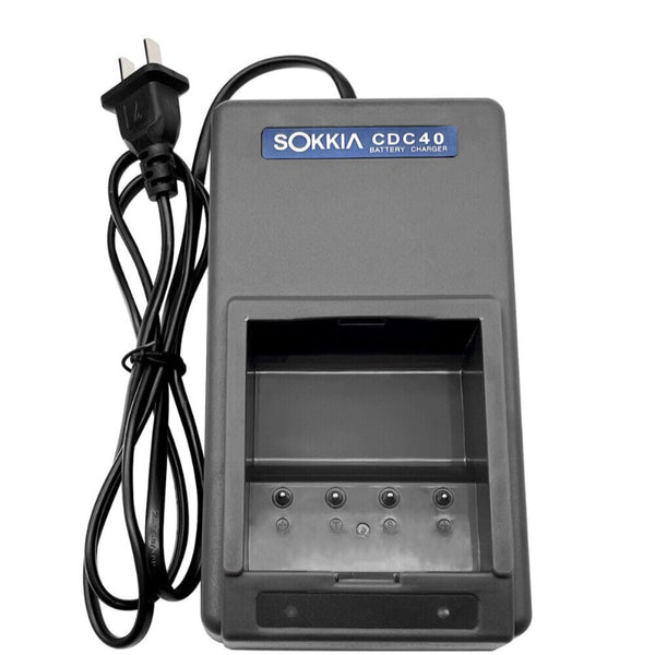 Sokkia CDC40 Charger  Charger CDC40 FOR batteries BDC35 or BDC35A This is Brand new and top quality charger Input: 200V-240V 0.26-0.23A 50-60Hz Output: 7.5V⎓2.3A